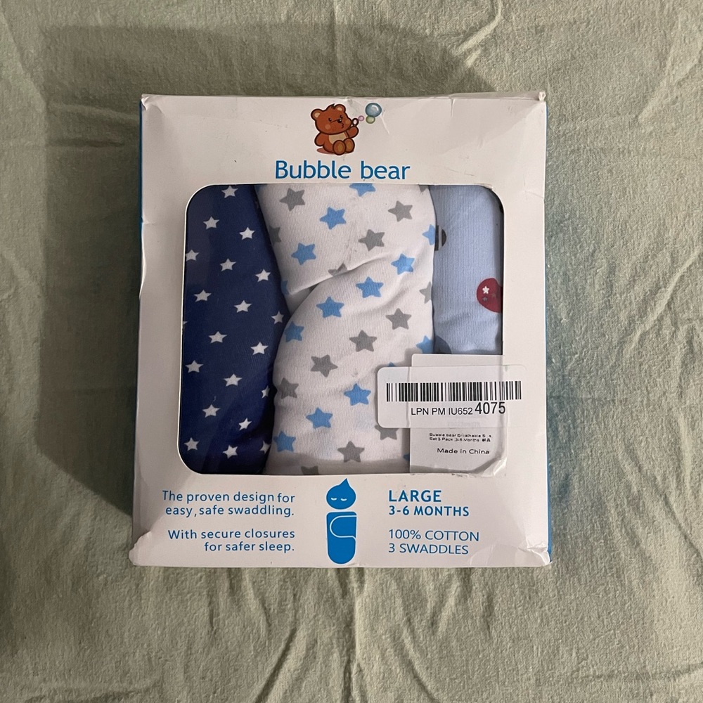 Bubble Bear Baby Swaddle